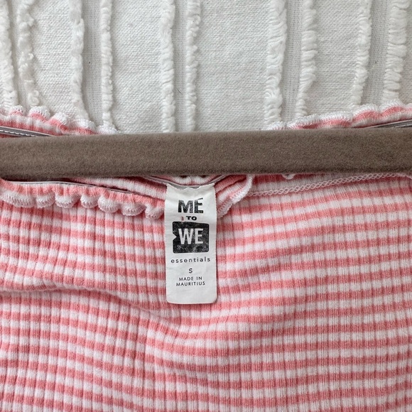 Me to We Pacsun Long Sleeve Off Shoulder Top Sz. S - Picture 4 of 4